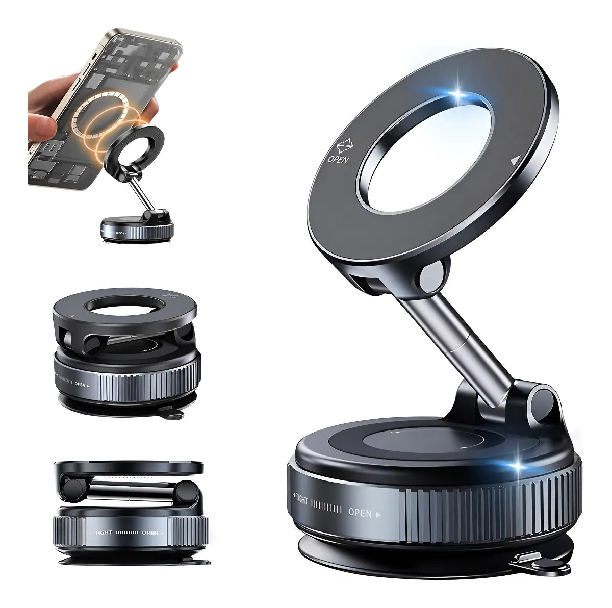 Gray helmet for bikers